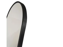 Les Tendances Espejo^Espejo de suelo de aluminio MADRID – L 40 x H 150 cm-Color Negro
