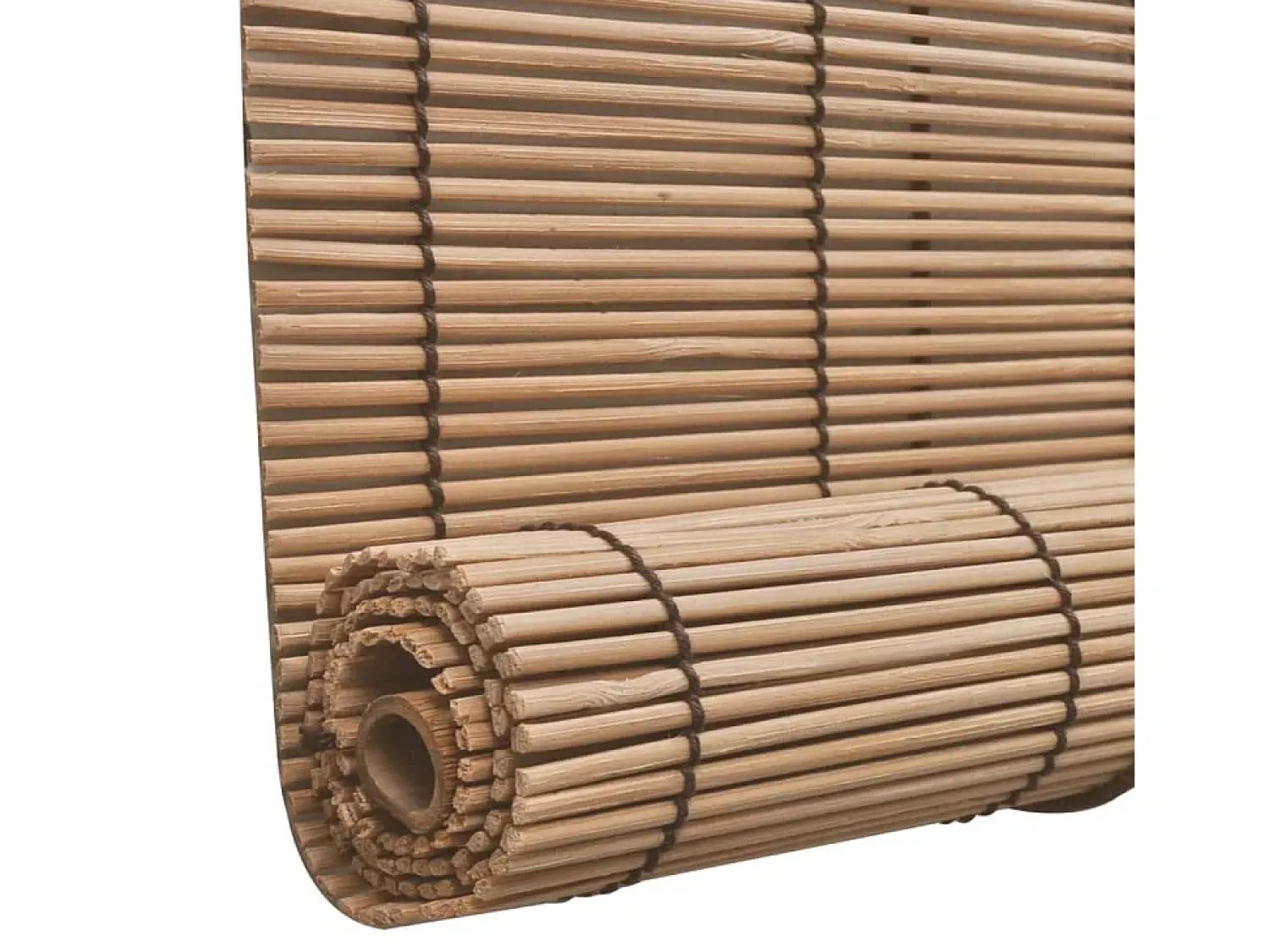Best Estor enrollable de bambú marrón 120x160 cm Marru00f3n
