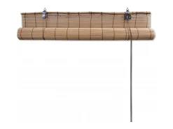 Best Estor enrollable de bambú marrón 120x160 cm Marru00f3n