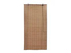 Best Estor enrollable de bambú 150x160 cm Marrón Marru00f3n