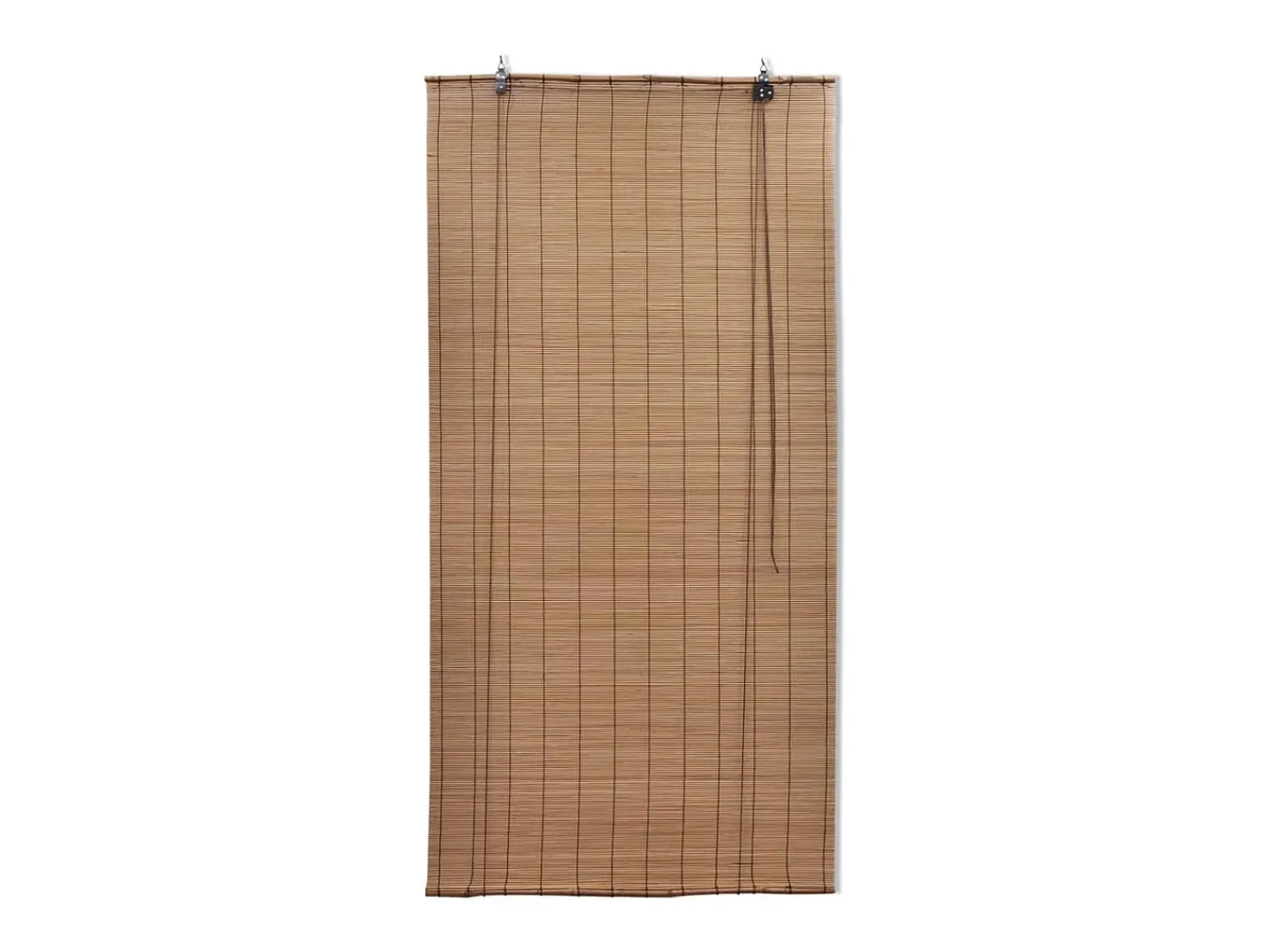Best Estor enrollable de bambú 150x160 cm Marrón Marru00f3n