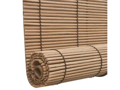 Best Estor enrollable de bambú 150x160 cm Marrón Marru00f3n
