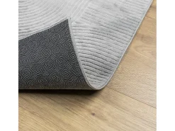 Best Garden Furniture Everlyn Alfombra de pelo corto look escandinavo IZA 120x170 cm Gris