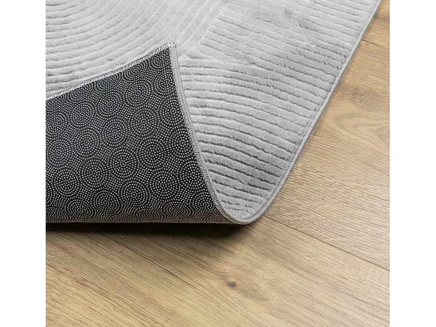 Best Garden Furniture Everlyn Alfombra de pelo corto look escandinavo IZA 120x170 cm Gris
