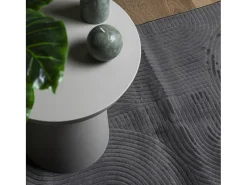 Best Garden Furniture Everlyn Alfombra pelo corto look escandinavo IZA antracita 120x170 cm Gris antracita
