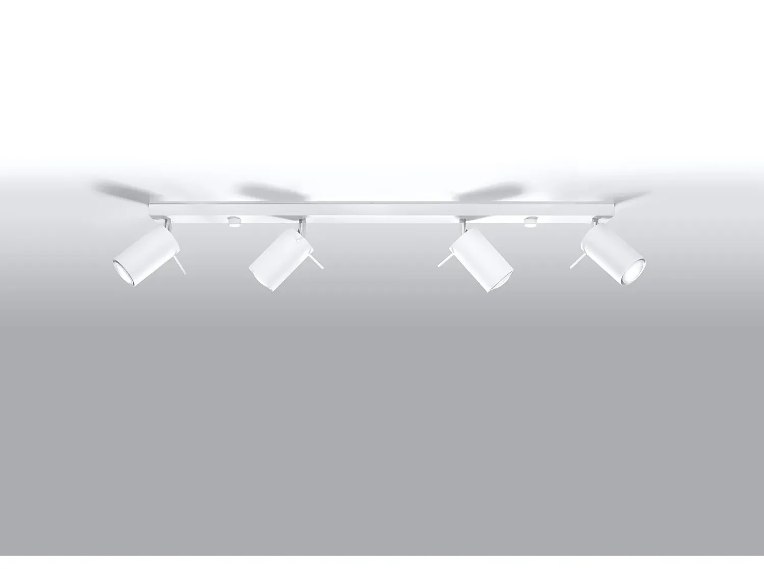 Best Sollux Lighting Faretto Barre Incasso 4 Luci Bianco GU10 Barras de foco Flush 4 Light White GU10 Blanco