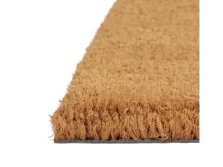 Felpudo de fibra de coco natural 90x150 cm ES439675 Marru00f3n