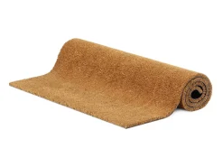 Felpudo de fibra de coco natural 90x150 cm ES439675 Marru00f3n