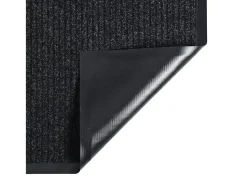 Clearance Felpudo de rayas 80x120 cm ES217755 Gris antracita