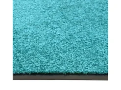 Outlet Felpudo lavable cian 120x180 cm ES563531 Azul