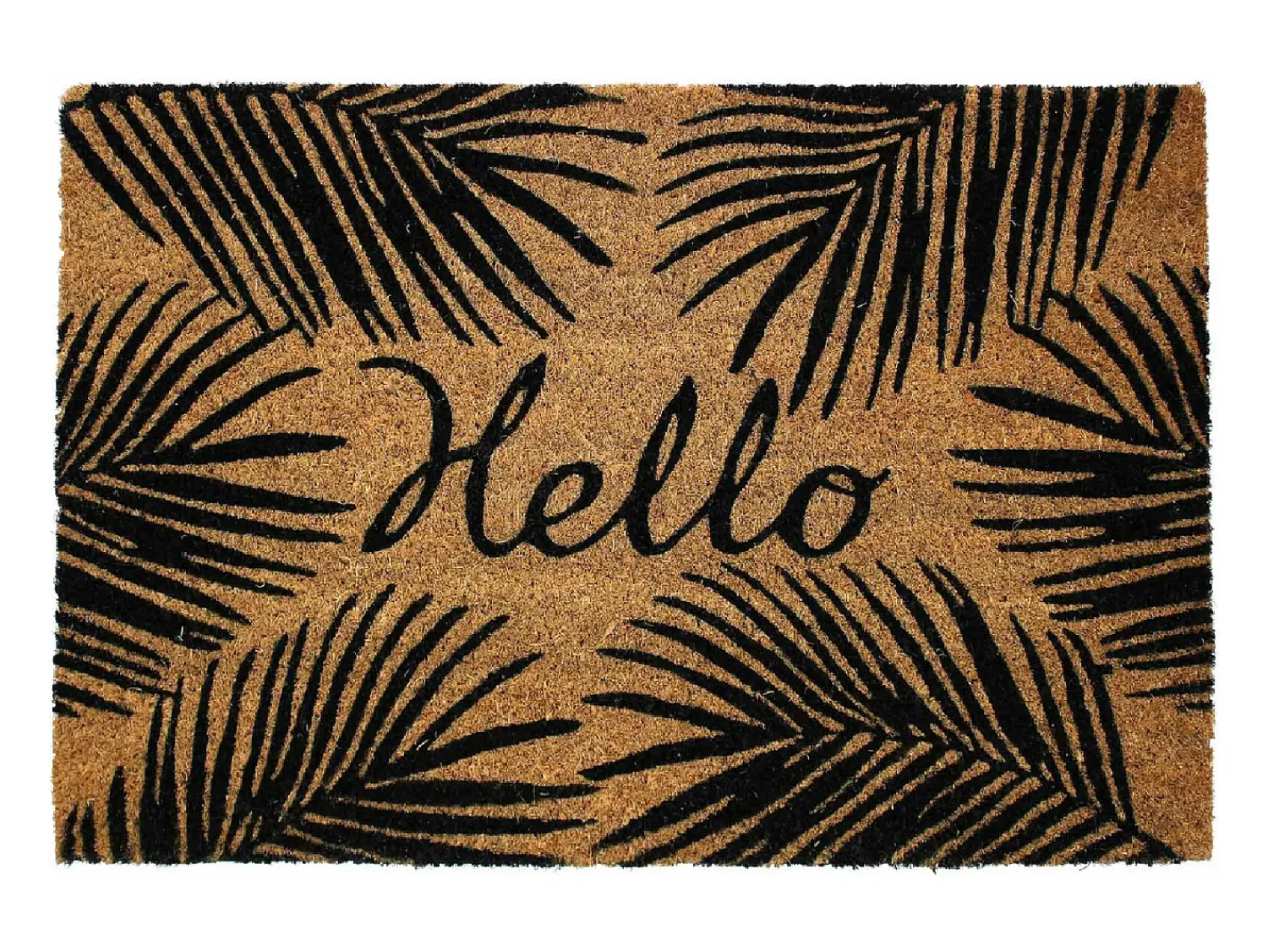 Douceur d'intérieur Felpudo Rectangular "Hello" Marru00f3n