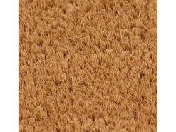 Outlet Felpudo semicircular de fibra de coco natural 60x90 cm ES786191 Marru00f3n