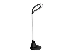 AKUNADECOR Lámpara De Mesa^Flexo Para Estudio Modelo Calcita Led Dimable 8w 640lm Con Encendido Tactil Negro
