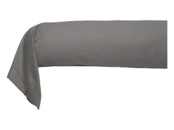 Blanc avenue Funda de almohada satén de algodón 43*185 cm Gris
