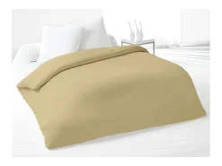 Soleil d'ocre Ropa De Cama^Funda nórdica 220x240 cm algodón beige liso Topo