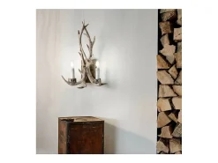 Best Ideal Lux Chalet - 2 luces de pared interior marrón claro, E14 Marru00f3n