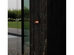Best Ideal Lux DEDRA Aplique LED Integrado para Exterior Rectángulo Empotrado Café 160Lm 3000K IP65 Marru00f3n