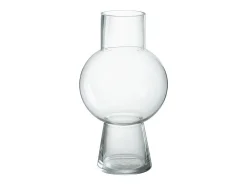 Best J-Line Jarrón bola de cristal 17,5x17,5x31 cm Transparente