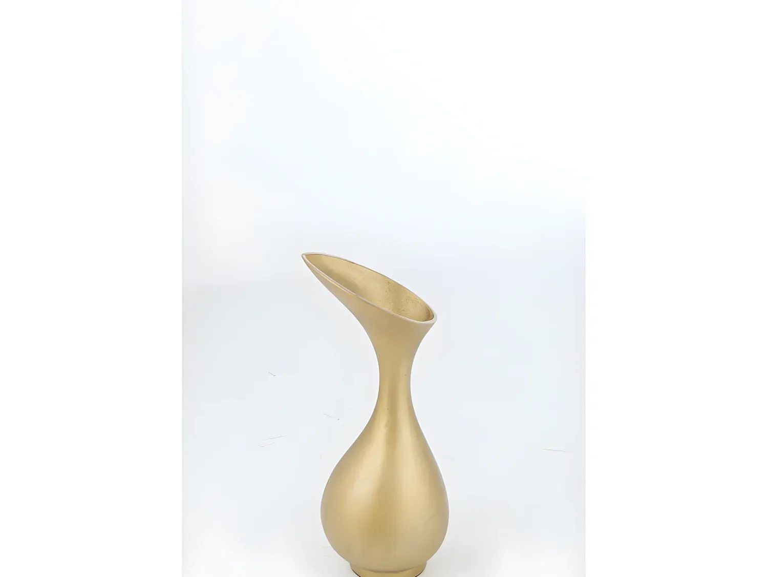 Best J-Line Jarrón de Aluminio 19x17x45cm Dorado