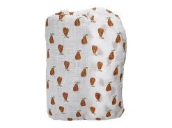 Juego de 2 sábanas bajeras 65x130 cm de algodón orgánico