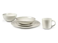 MEDARD DE NOBLAT Vajilla^Juego de 6 Tazas de Café y Té Stone Ivoire 28 cl - Colección Médard de Noblat Marfil