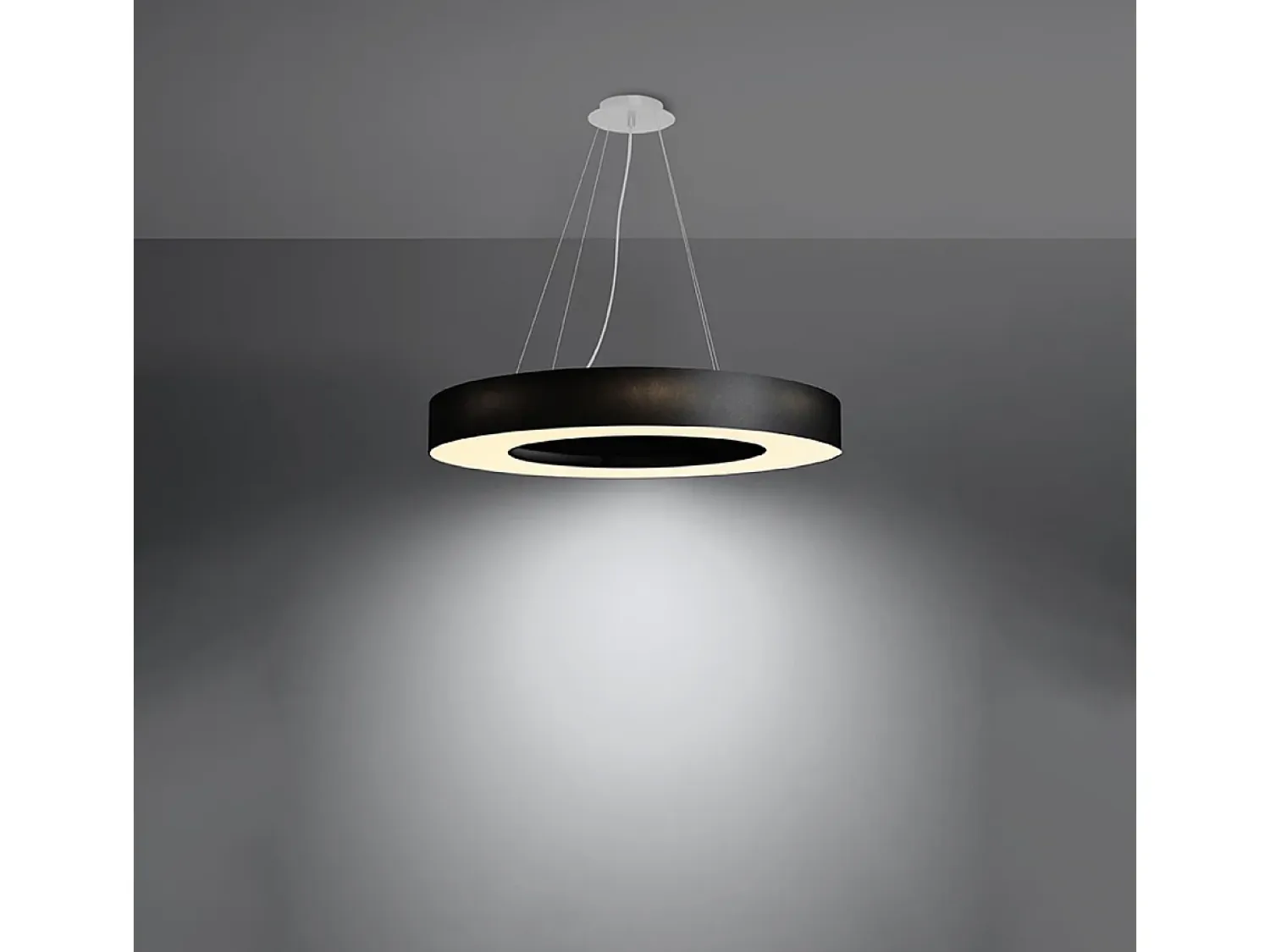 Best Sollux Lighting Lampada a Sospensione Cilindrica Nera 70cm E27 Lámpara colgante cilíndrica Negra 70cm E27 Negro