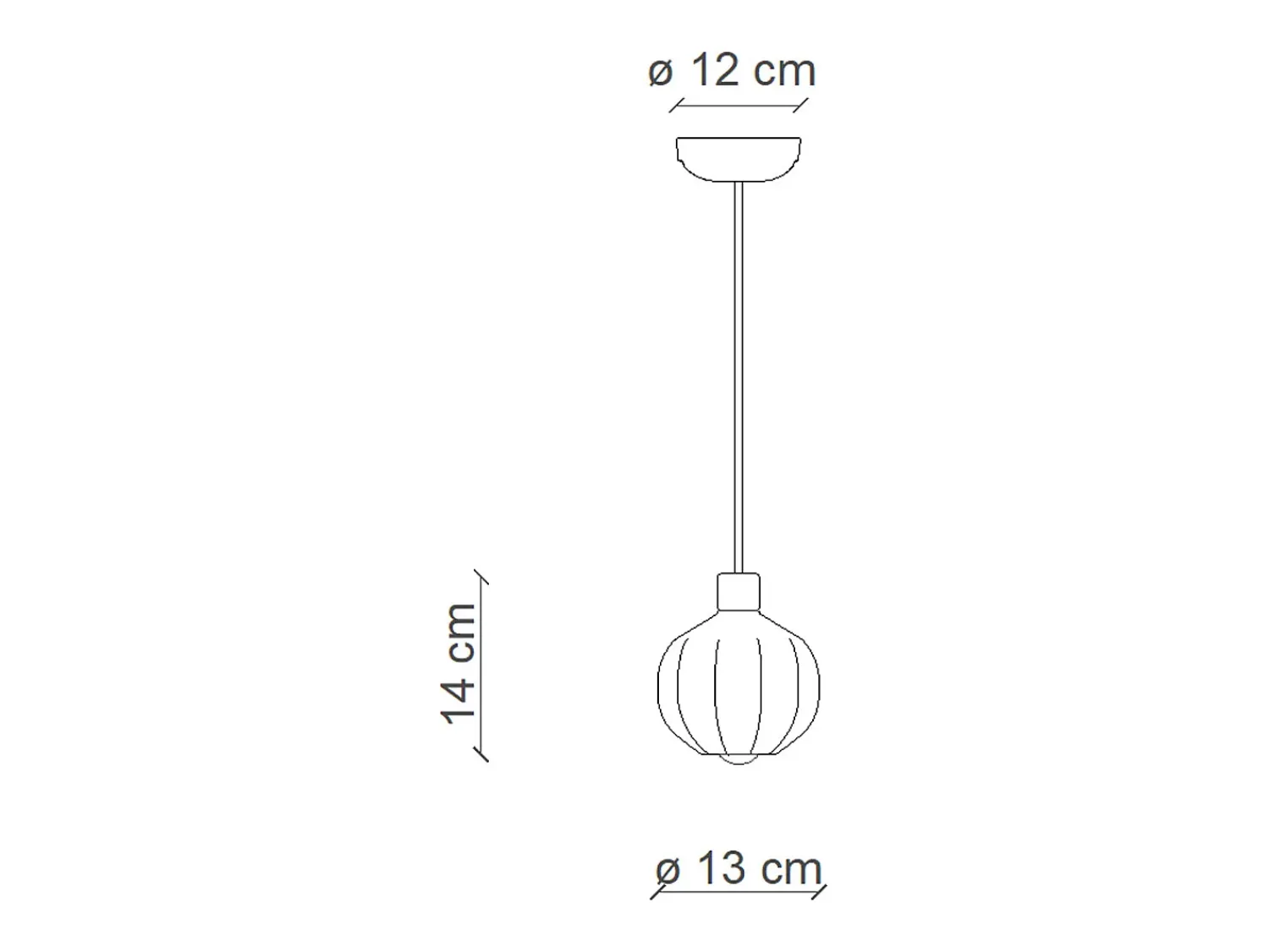 Ferroluce Lampadario Vintage Decò Afoxe' Alluminio Ceramica Arancio Pokè 1 Luce E14 Naranja