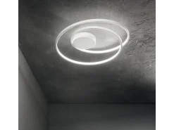 LED Decorativo Remolino Integrado LED Semi Empotrado Oro, 3000K