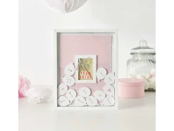 Discount Libro de visitas Marco de madera - 24x30 cm Blanco