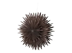 Online ebuy24 Lámpara colgante estrella de Navidad Sälen con papel claro Ø60cm color marrón. Marru00f3n chocolate
