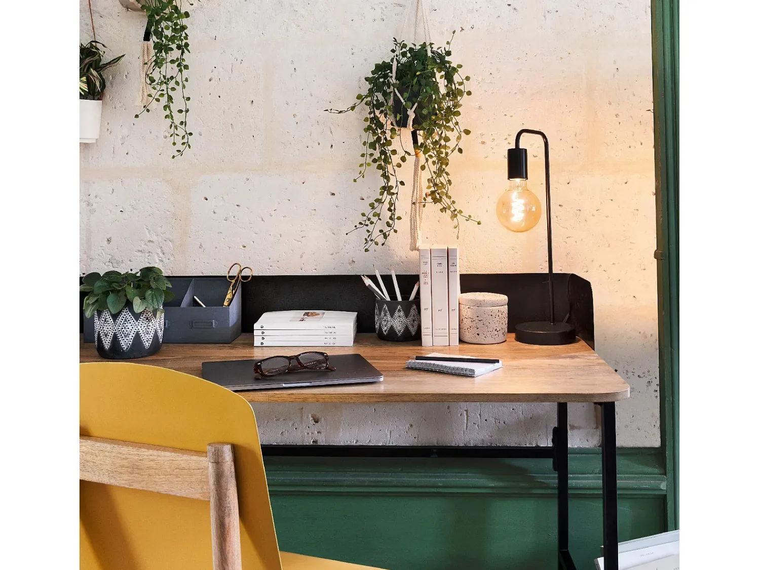 Atmosphera Lámpara De Mesa^Lámpara de mesa de metal Negro