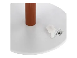 Atmosphera Lámpara De Mesa^Lámpara de mesa para exteriores 16 x 34 cm Marru00f3n