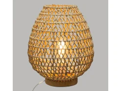 Sale Atmosphera Lámpara de mesilla Tressé Sable Beige