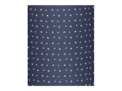 Lámpara de mesilla con base de algodón Azul