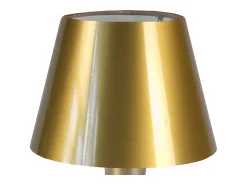 TOSEL Lámpara de noche ,metal, ,A29x D18xP18cm Dorado