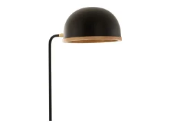 Best J-Line Lámpara de pie evy hierro/madera /natural Alt. 130 cm Negro