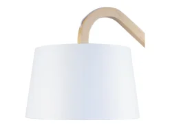 TOSEL Lámpara De Pie^Lámpara de Pie , madera, ,A190xD50xP180cm Negro
