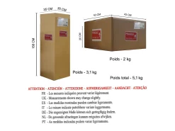 TOSEL Lámpara De Pie^Lámpara de Pie ,madera,,A162xD40xP40cm Naranja