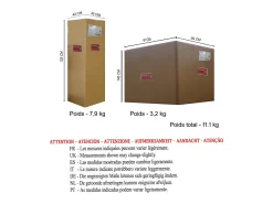 TOSEL Lámpara De Pie^Lámpara de Pie ,metal,,A155xD 40x P 40cm Blanco