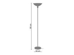 TOSEL Lámpara De Pie^Lámpara de Pie ,metal, ,A165xD30xP30cm Azul