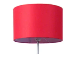 TOSEL Lámpara De Pie^Lámpara de Pie ,metal,Aluminio ,A 153xD30x P 30cm Rojo