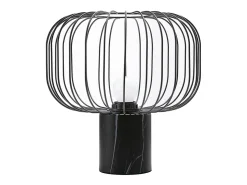 OZAIA Lámpara De Mesa^Lámpara de sobremesa metálica, D. 26 x H. 26 cm, , ANDROMAQUE Negro