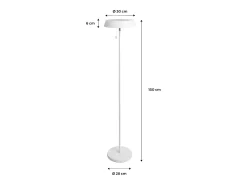 Sweeek Iluminación Exterior^Lámpara solar led exterior, 150cm Blanco