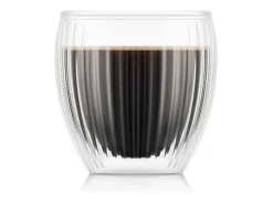 Bodum Vaso^Lote 2 Vasos Doble Pared 20cl Pavina Rayados