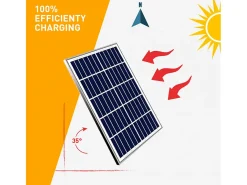 Luz Solar exterior de 300W LED portátil 3000 lúmenes teledirigidos Inluminatio L