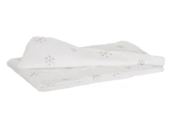 MCW Ropa De Cama^Manta + cojín decorativo nieve (2 piezas) Blanco