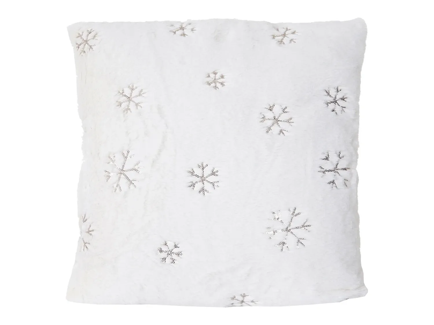 MCW Ropa De Cama^Manta + cojín decorativo nieve (2 piezas) Blanco