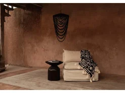 Outlet Bazar Bizar Manta para Cama Aztec - Natural Negro