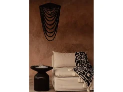 Outlet Bazar Bizar Manta para Cama Aztec - Natural Negro