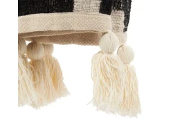 Outlet Bazar Bizar Manta para Cama Aztec - Natural Negro